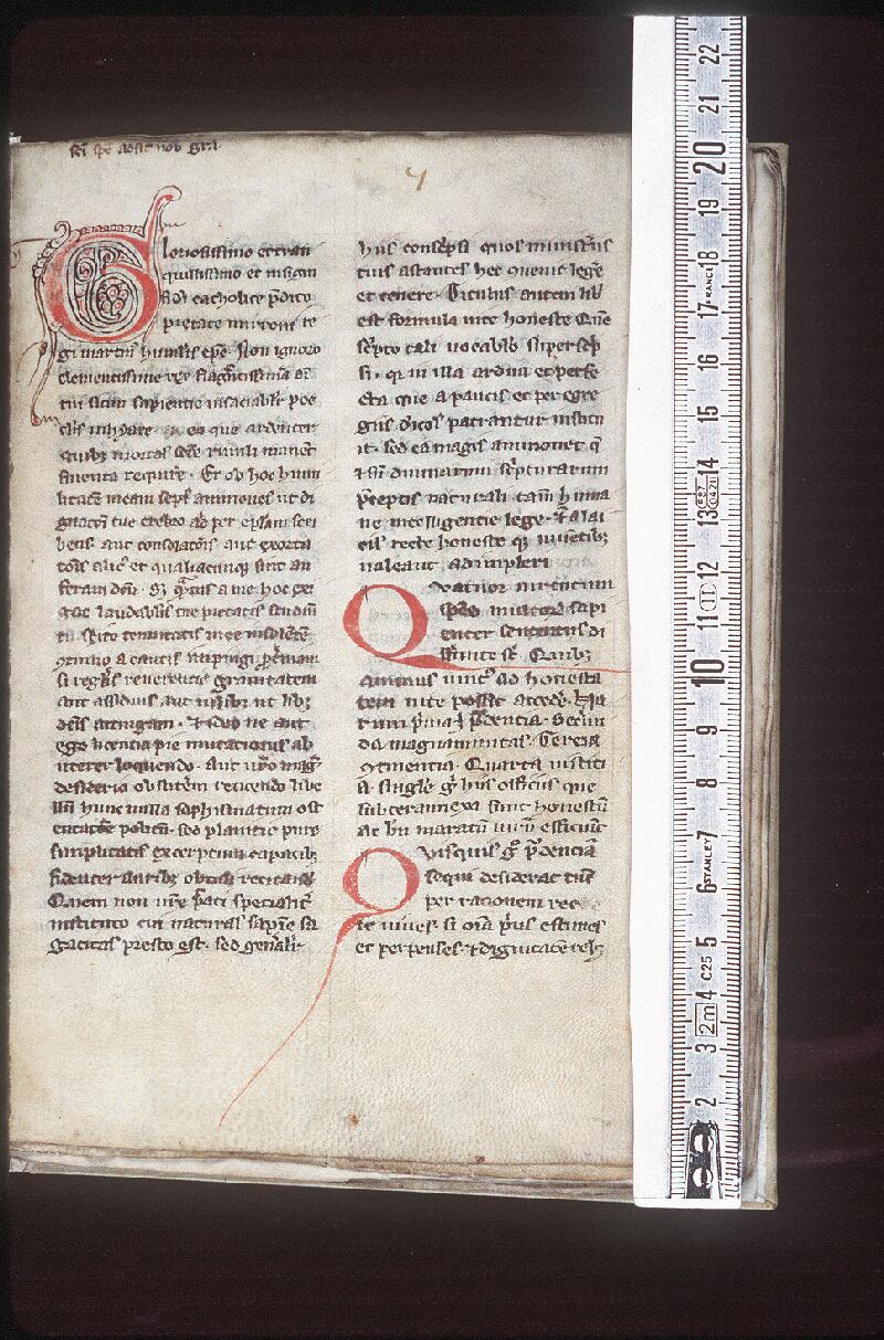Orléans, Bibl. mun., ms. 0128, p. 007 - vue 1