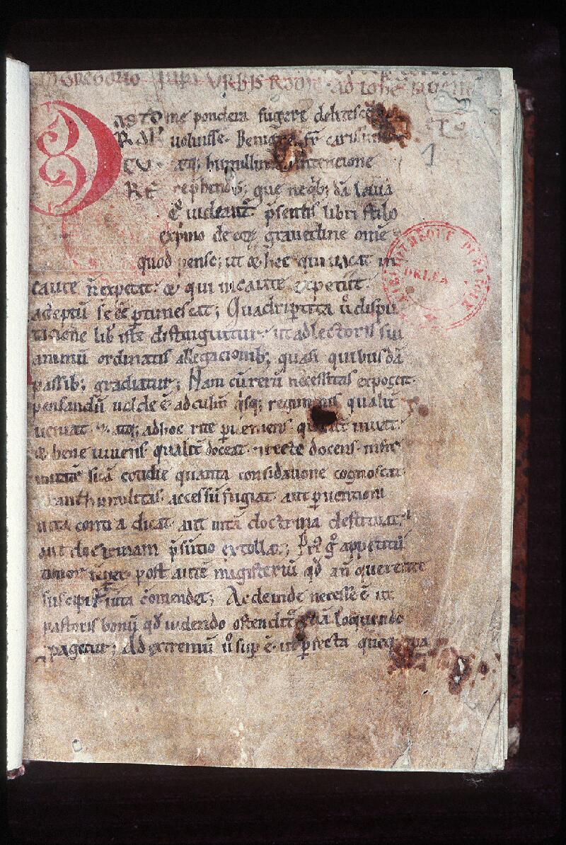 Orléans, Bibl. mun., ms. 0172, p. 001 - vue 2
