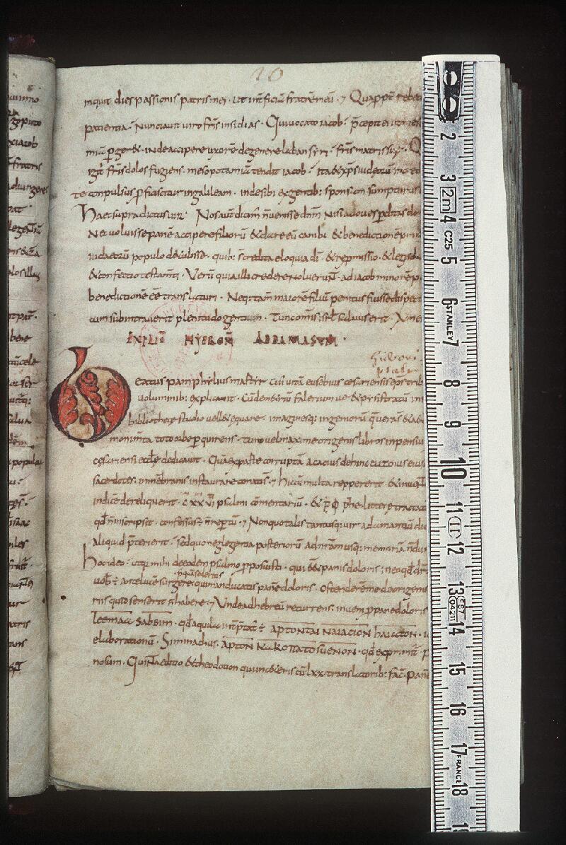 Orléans, Bibl. mun., ms. 0191, p. 010 - vue 1