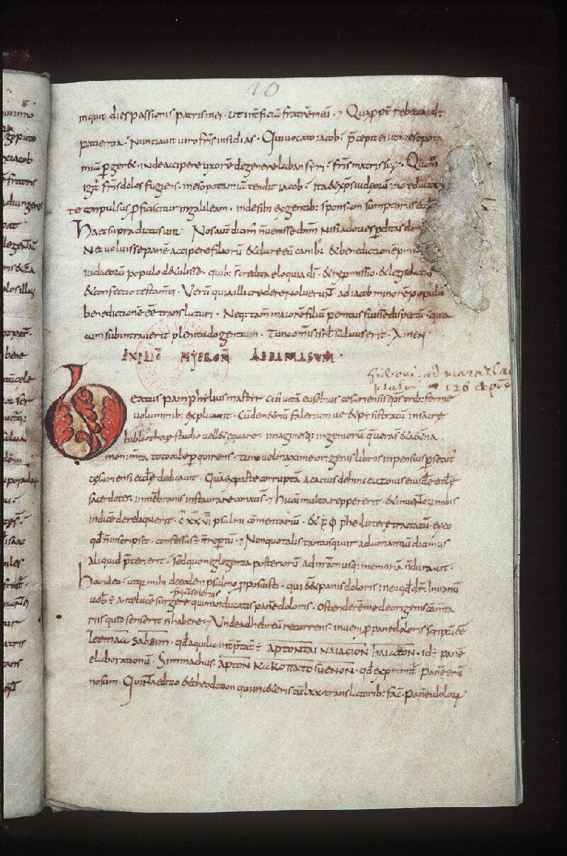 Orléans, Bibl. mun., ms. 0191, p. 010 - vue 2