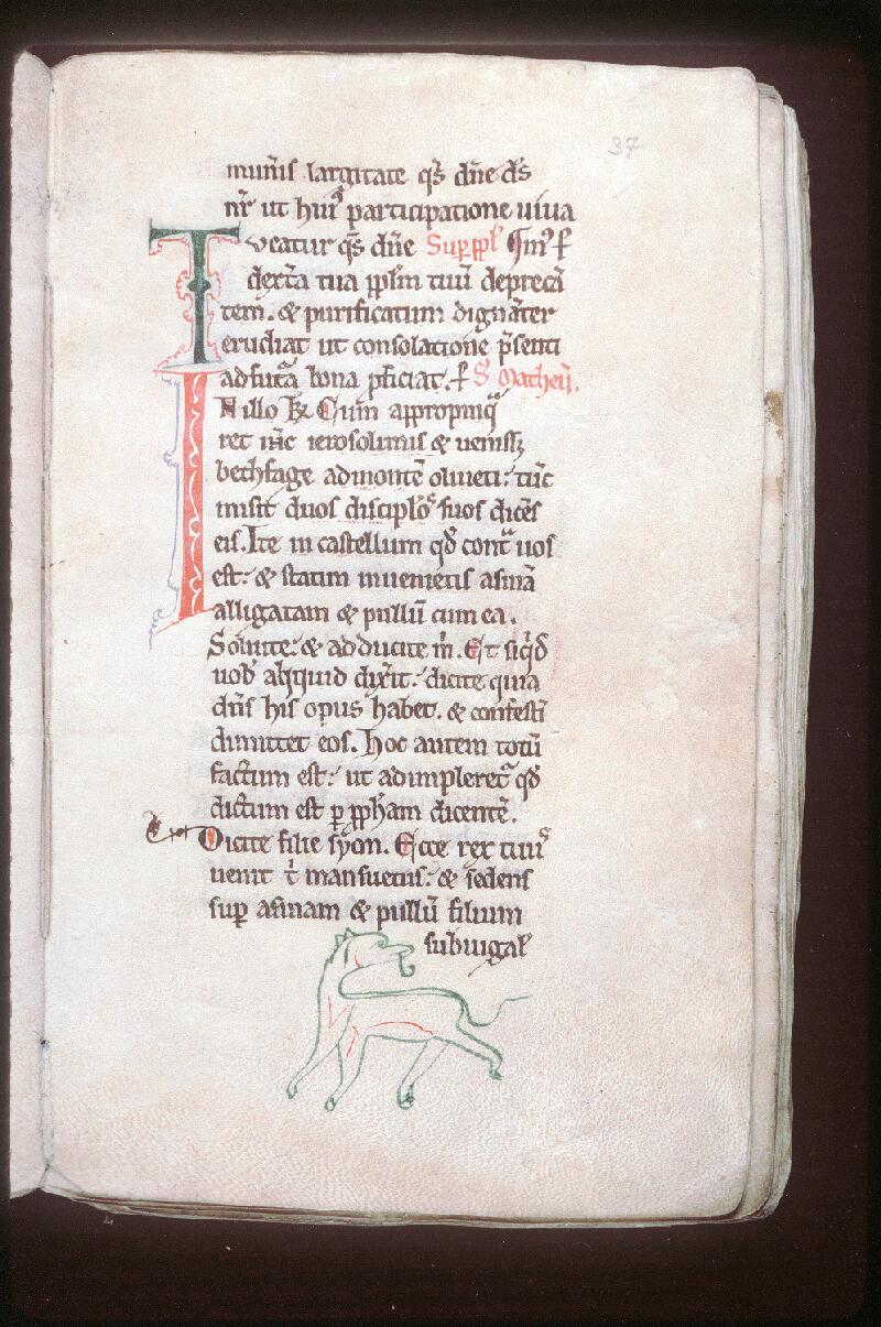 Orléans, Bibl. mun., ms. 0721, f. 037 - vue 1