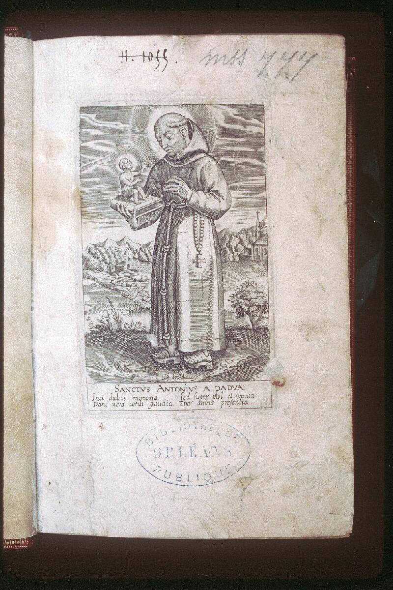 Orléans, Bibl. mun., ms. 0777, f. 000A - vue 2