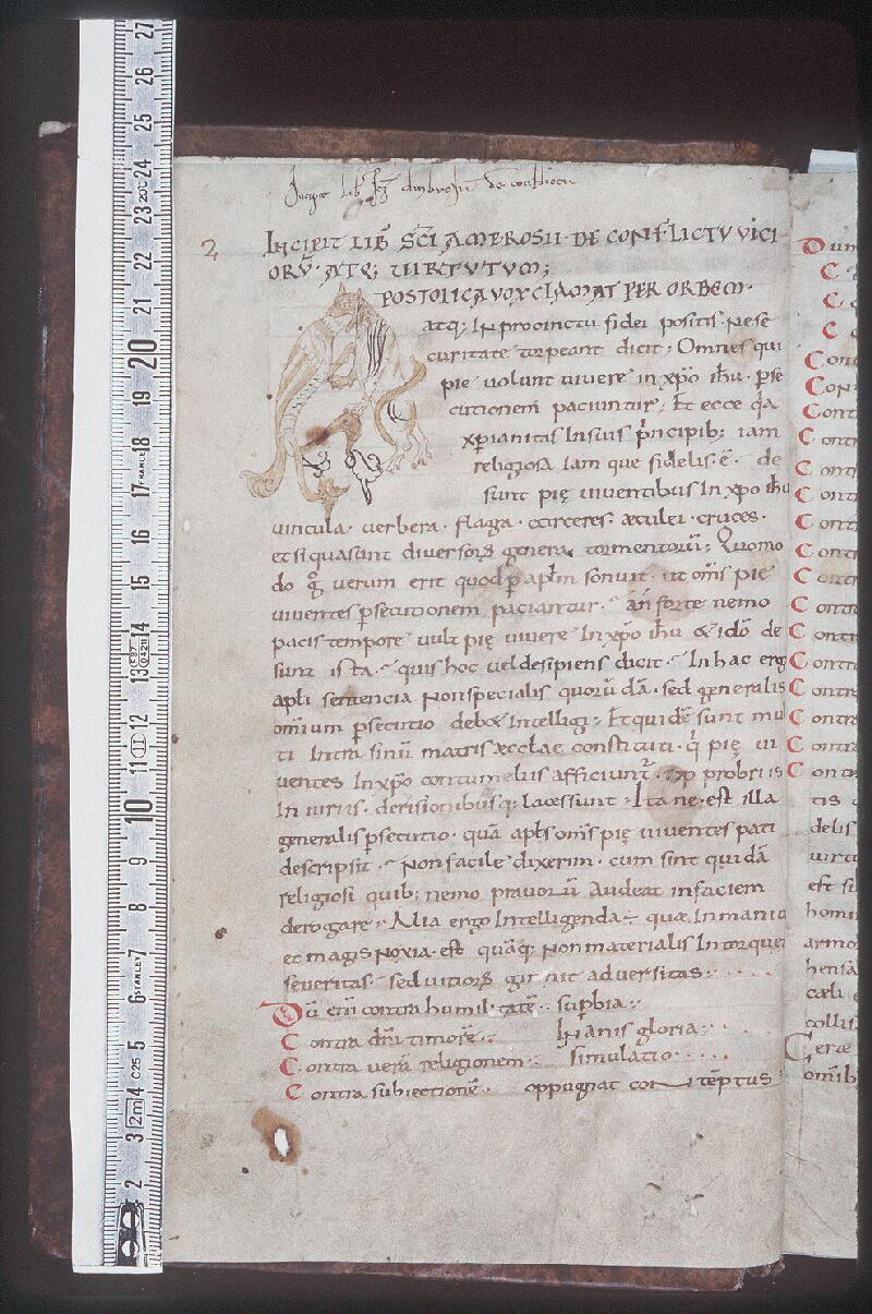 Orléans, Bibl. mun., ms. 0150, p. 002 - vue 1
