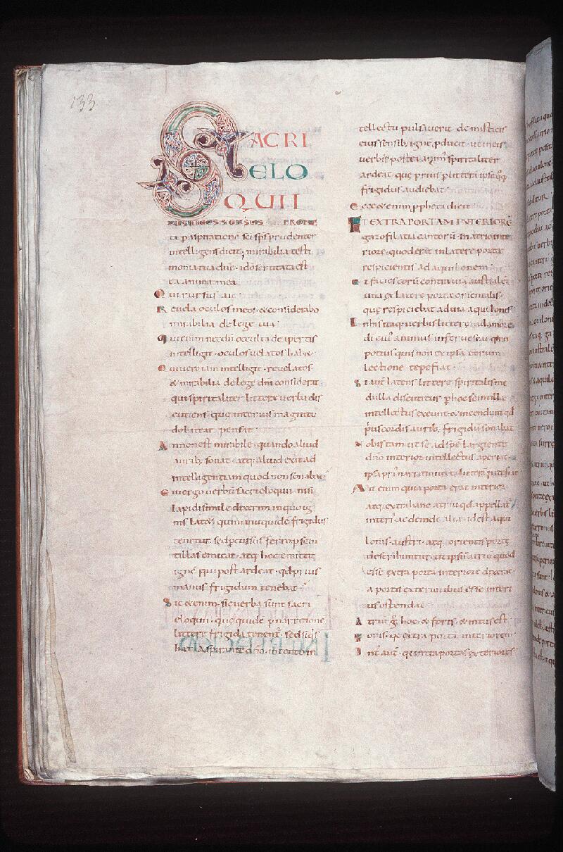 Orléans, Bibl. mun., ms. 0175, p. 133
