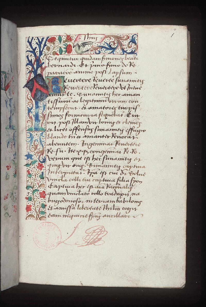 Orléans, Bibl. mun., ms. 0189, p. 001 - vue 2