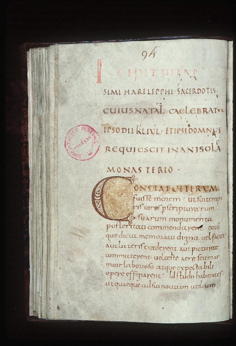 Orléans, Bibl. mun., ms. 0191, p. 095