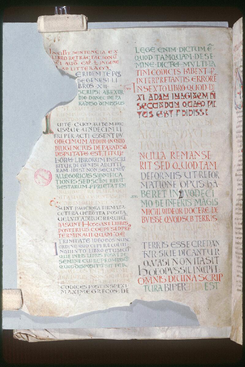 Orléans, Bibl. mun., ms. 0163, p. 306