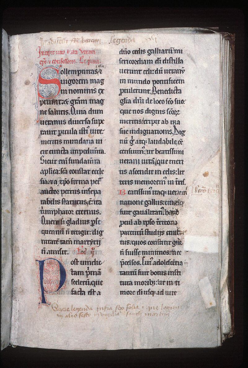 Orléans, Bibl. mun., ms. 0330, f. 026 - vue 2