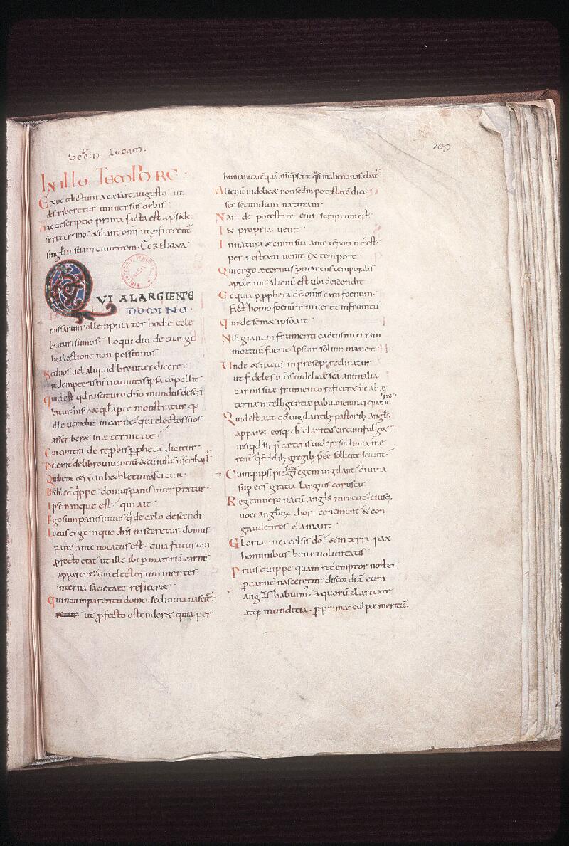 Orléans, Bibl. mun., ms. 0145, p. 109