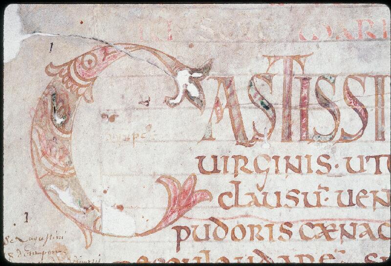 Orléans, Bibl. mun., ms. 0154, f. 001v - vue 3