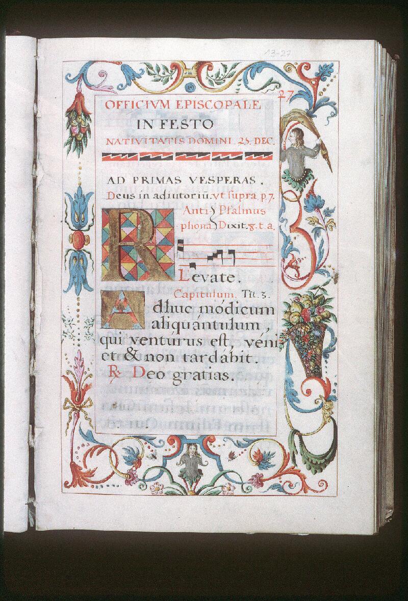 Orléans, Bibl. mun., ms. 0142, p. 027 - vue 1