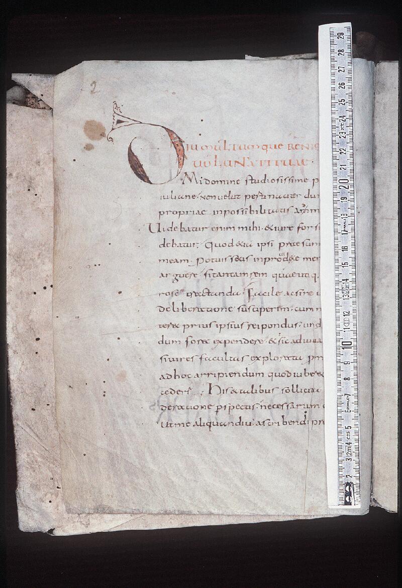 Orléans, Bibl. mun., ms. 0169, p. 002 - vue 1