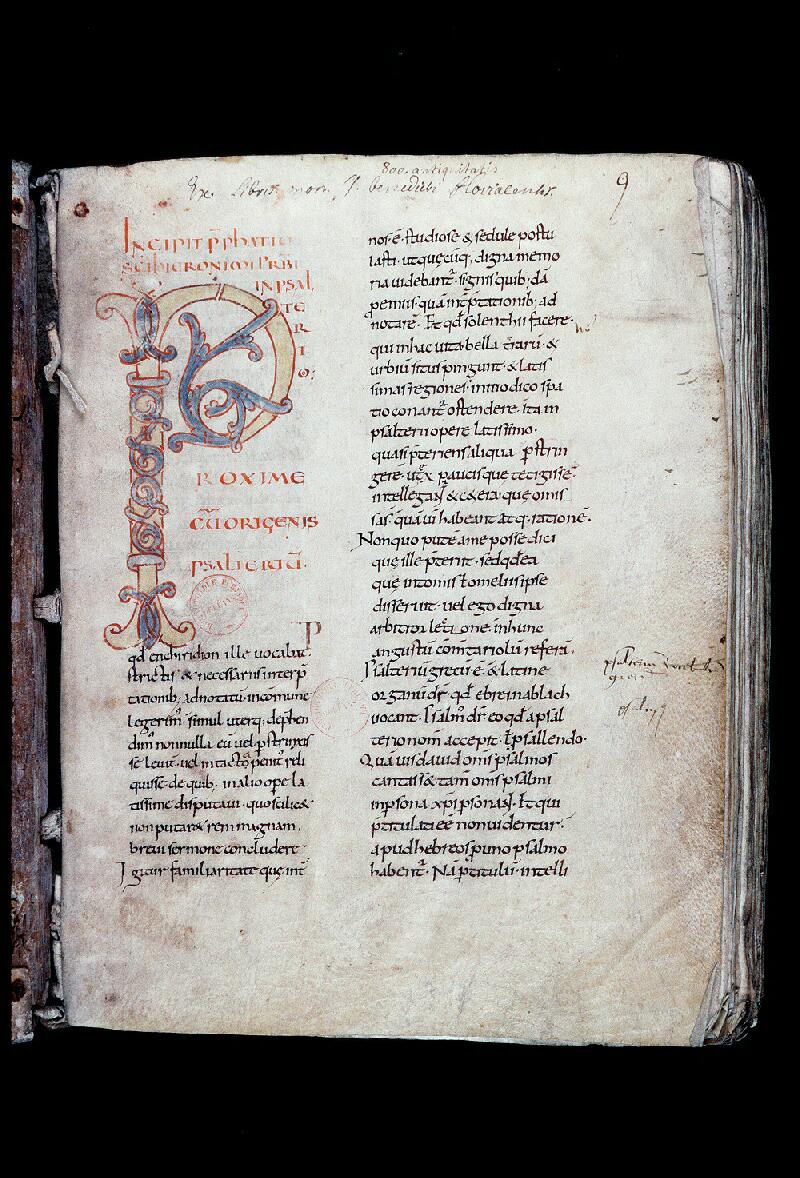 Orléans, Bibl. mun., ms. 0157, p. 009 - vue 1