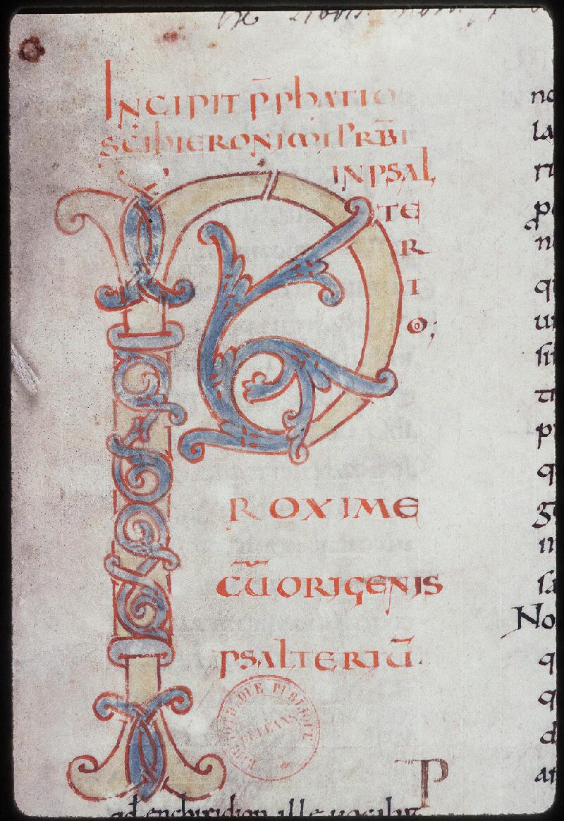 Orléans, Bibl. mun., ms. 0157, p. 009 - vue 2