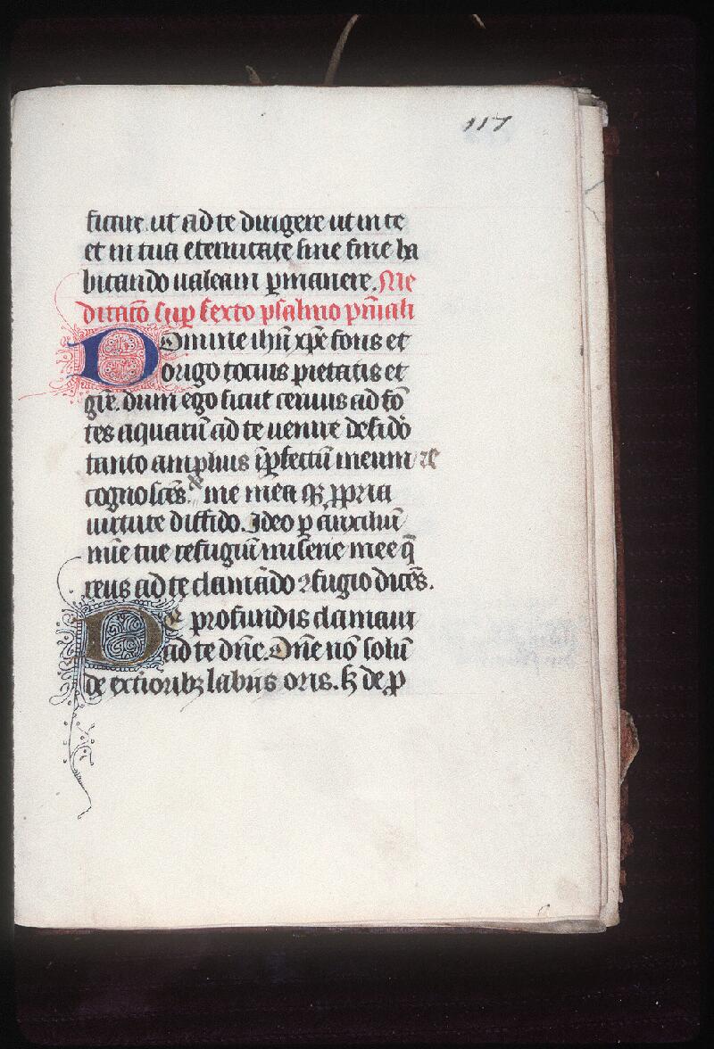 Orléans, Bibl. mun., ms. 0217, p. 117 - vue 2