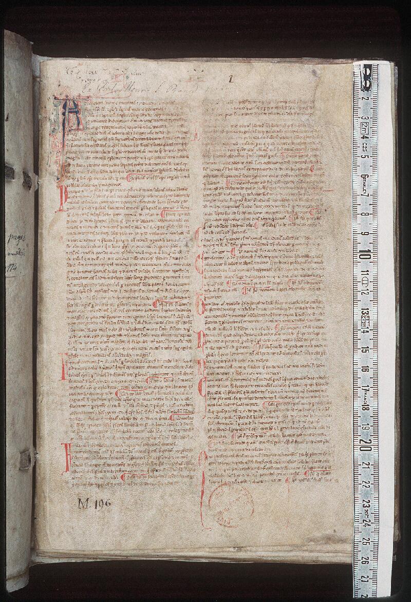 Orléans, Bibl. mun., ms. 0224, p. 001 - vue 1