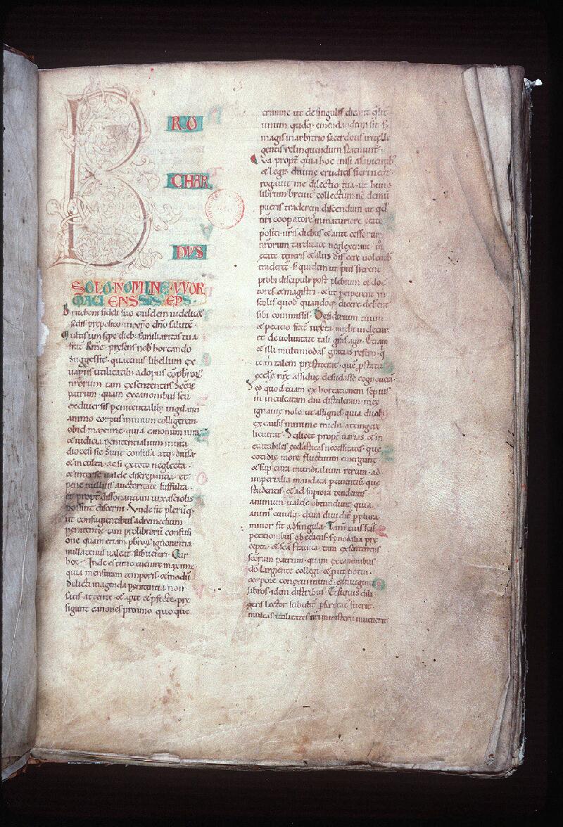 Orléans, Bibl. mun., ms. 0229, p. 003 - vue 2