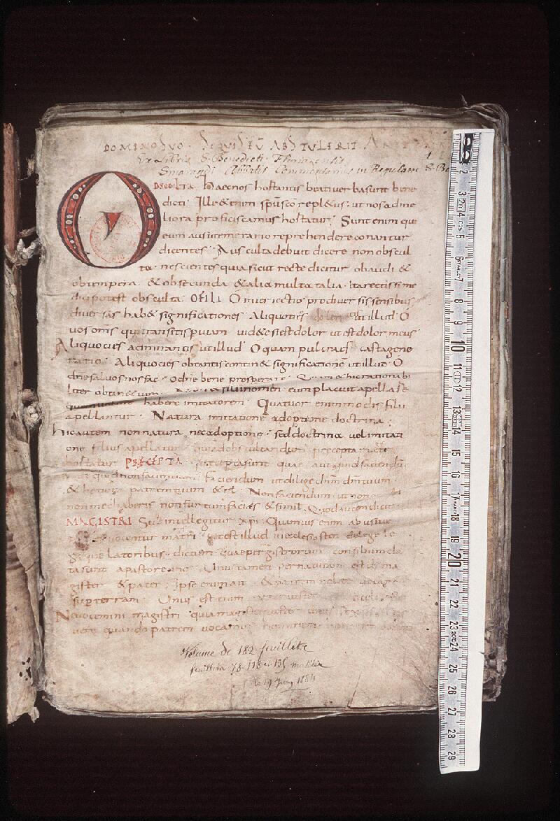 Orléans, Bibl. mun., ms. 0230, p. 001 - vue 1