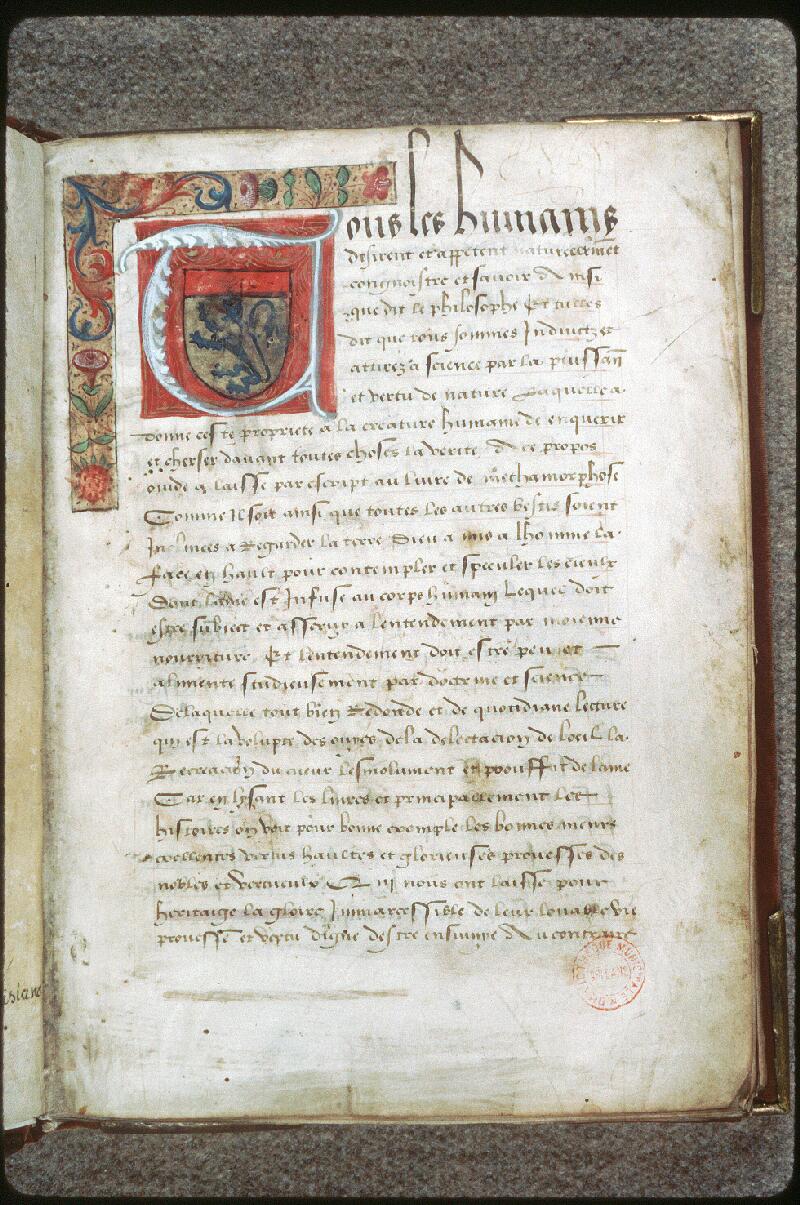 Orléans, Bibl. mun., ms. 1673, f. 001 - vue 2