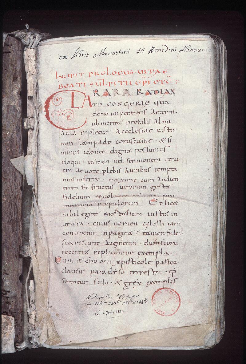 Orléans, Bibl. mun., ms. 0334, p. 001 - vue 2