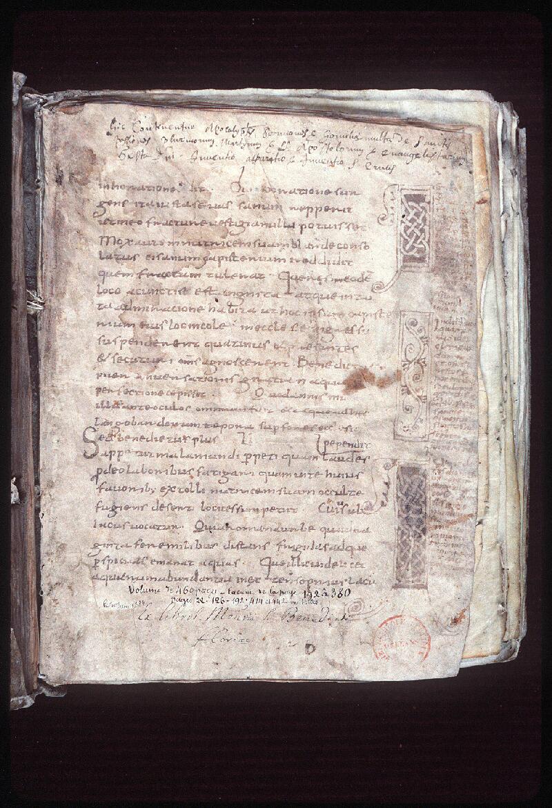 Orléans, Bibl. mun., ms. 0341, p. 001 - vue 2