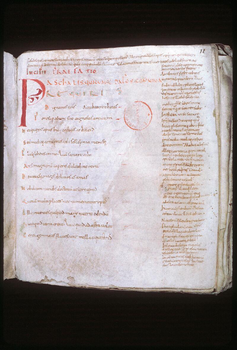 Orléans, Bibl. mun., ms. 0303, p. 011 - vue 2