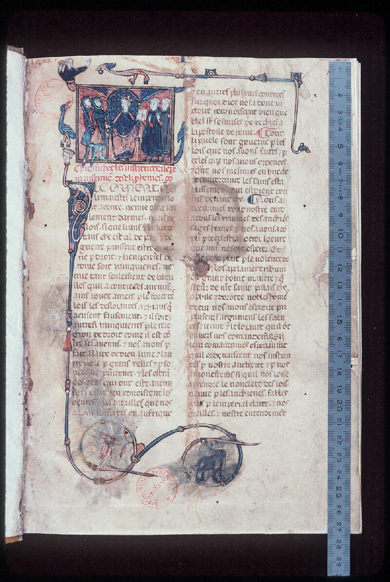 Orléans, Bibl. mun., ms. 0393, f. 001 - vue 1