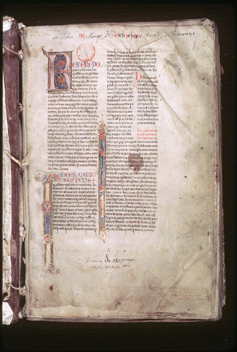 Orléans, Bibl. mun., ms. 0317, p. 001 - vue 2