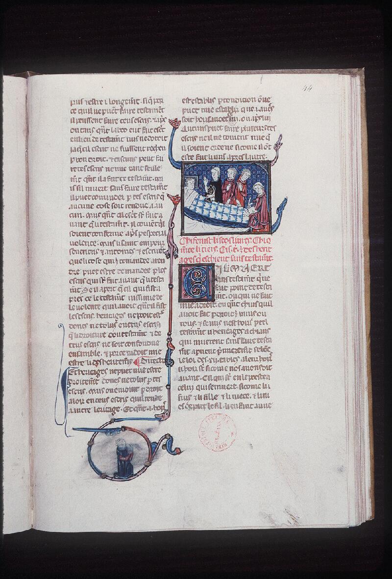 Orléans, Bibl. mun., ms. 0393, f. 044 - vue 1