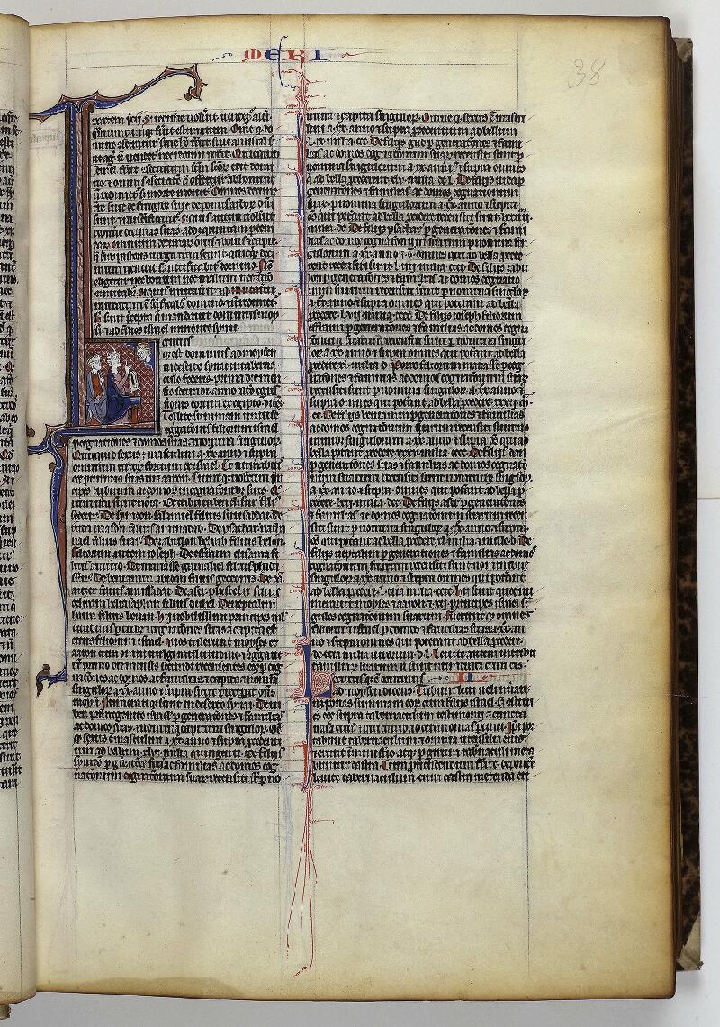 Paris, Bibl. de la Sorbonne, ms. 0011, f. 038 - vue 1