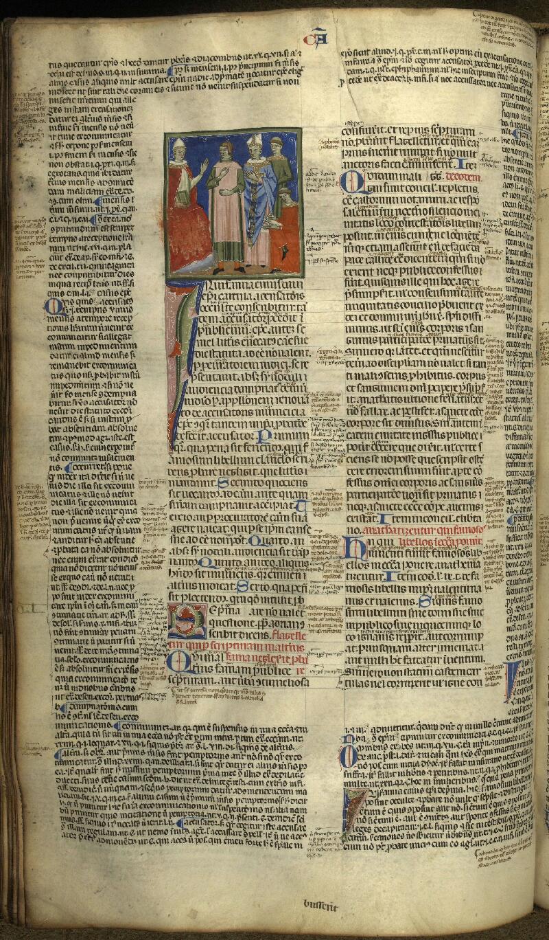 Paris, Bibl. de la Sorbonne, ms. 0030, f. 156v - vue 1