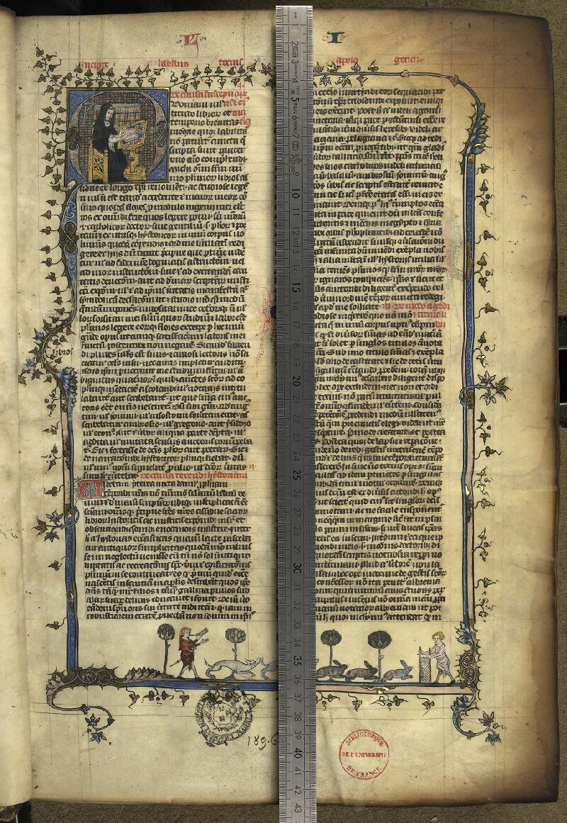 Paris, Bibl. de la Sorbonne, ms. 0053, f. 001 - vue 1