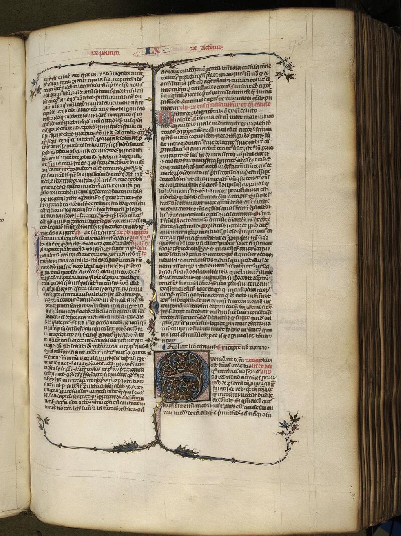 Paris, Bibl. de la Sorbonne, ms. 0053, f. 170 - vue 1