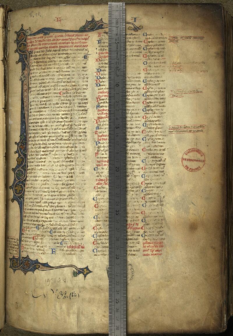 Paris, Bibl. de la Sorbonne, ms. 0130, f. 001 - vue 1