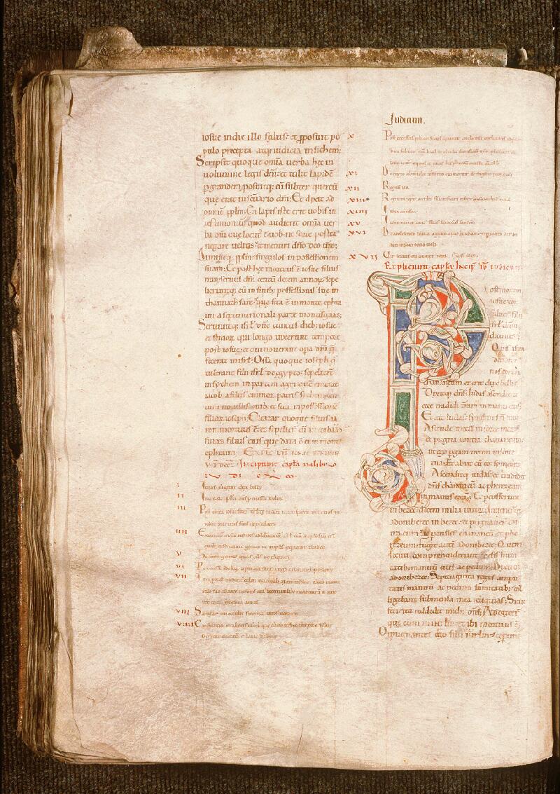 Paris, Bibl. Sainte-Geneviève, ms. 0001, f. 105v - vue 1