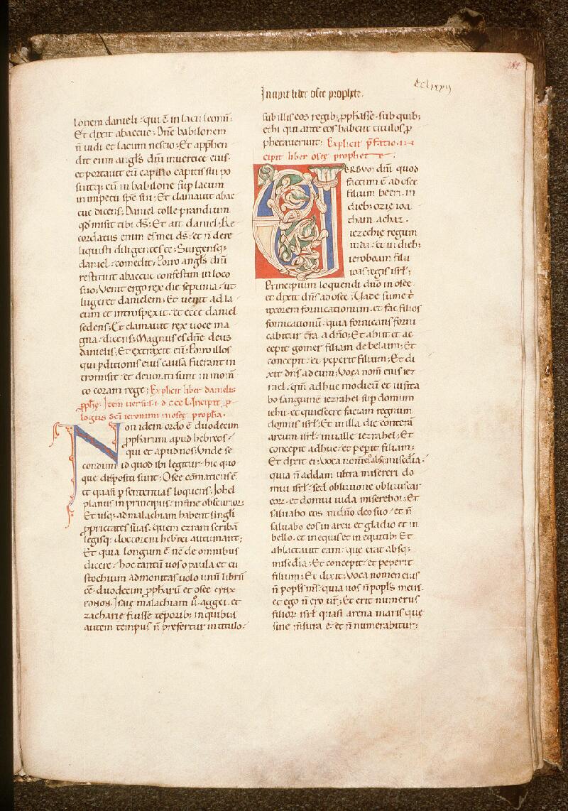 Paris, Bibl. Sainte-Geneviève, ms. 0001, f. 282 - vue 1