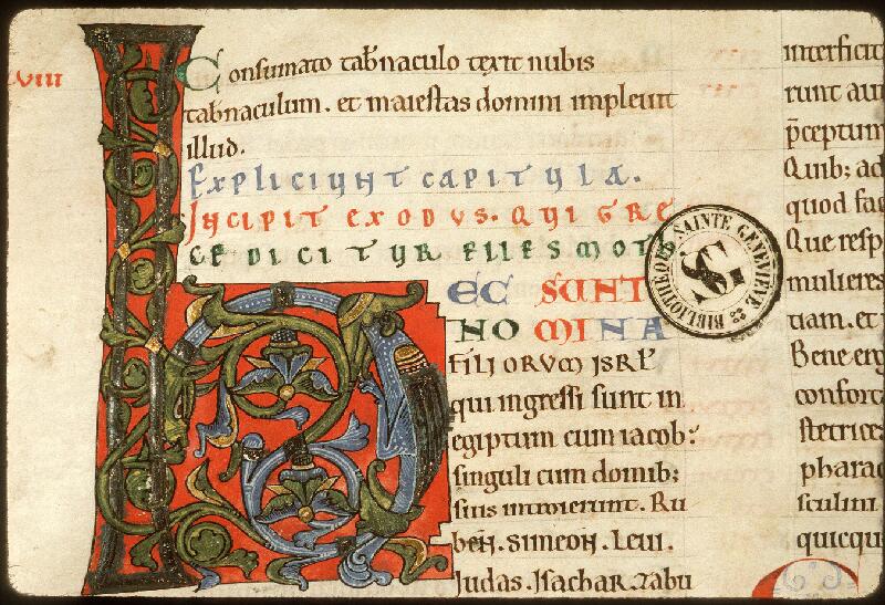 Paris, Bibl. Sainte-Geneviève, ms. 0007, f. 025v