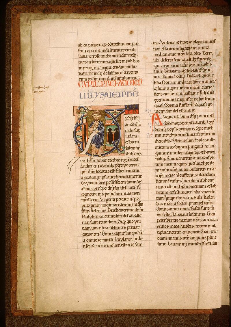 Paris, Bibl. Sainte-Geneviève, ms. 0009, f. 001v - vue 1