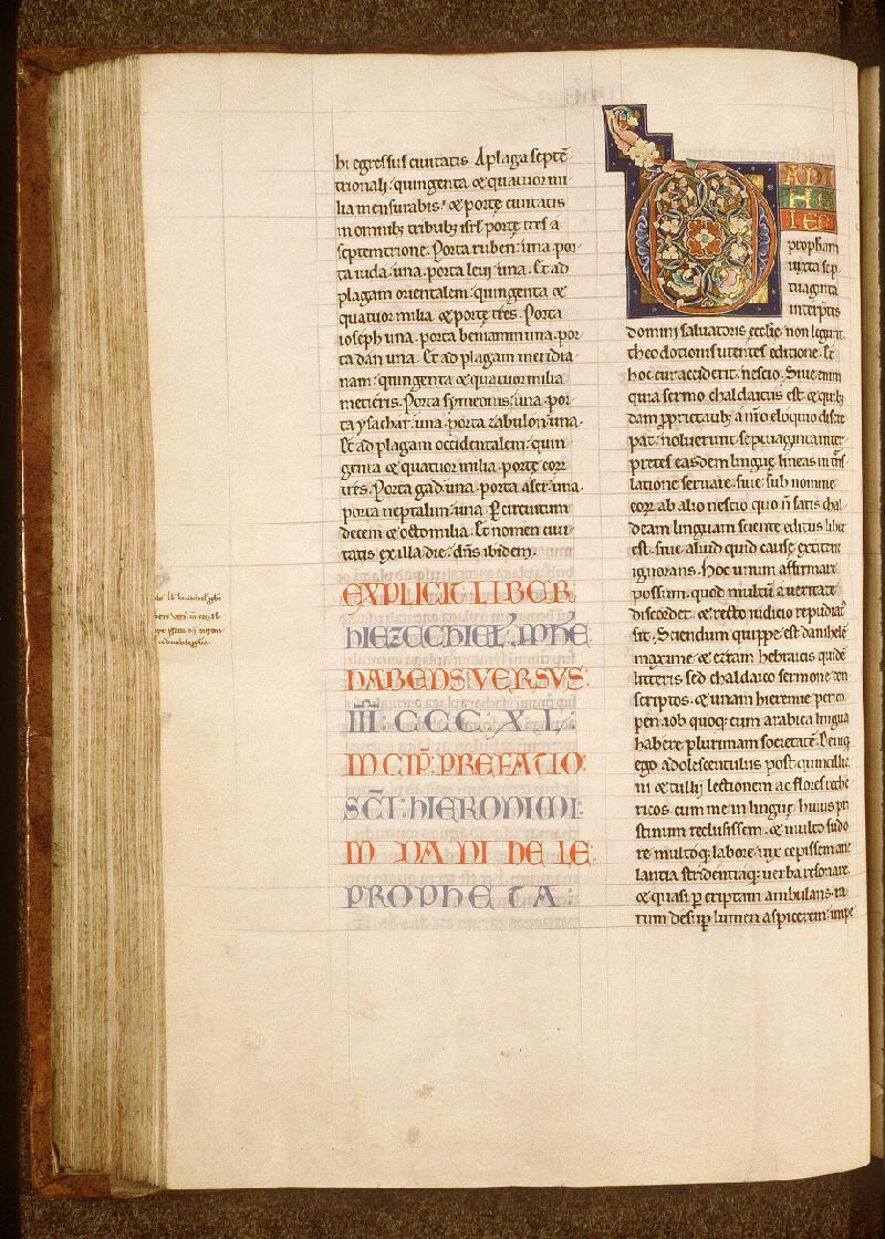 Paris, Bibl. Sainte-Geneviève, ms. 0009, f. 109v - vue 1