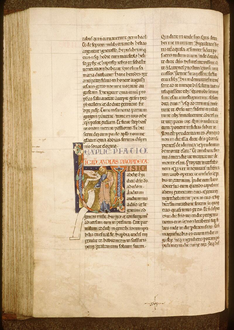 Paris, Bibl. Sainte-Geneviève, ms. 0009, f. 136v - vue 1
