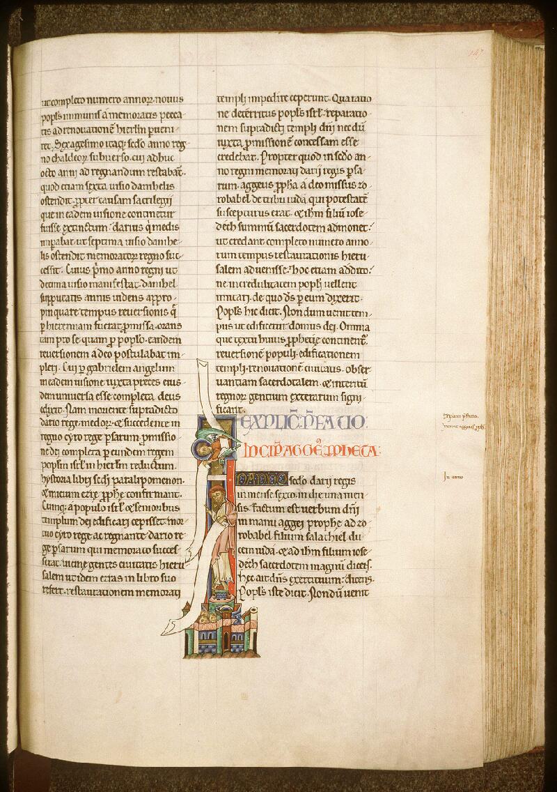 Paris, Bibl. Sainte-Geneviève, ms. 0009, f. 147 - vue 1