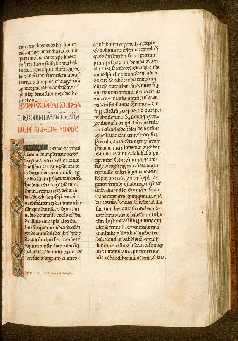Paris, Bibl. Sainte-Geneviève, ms. 0010, f. 047 - vue 1