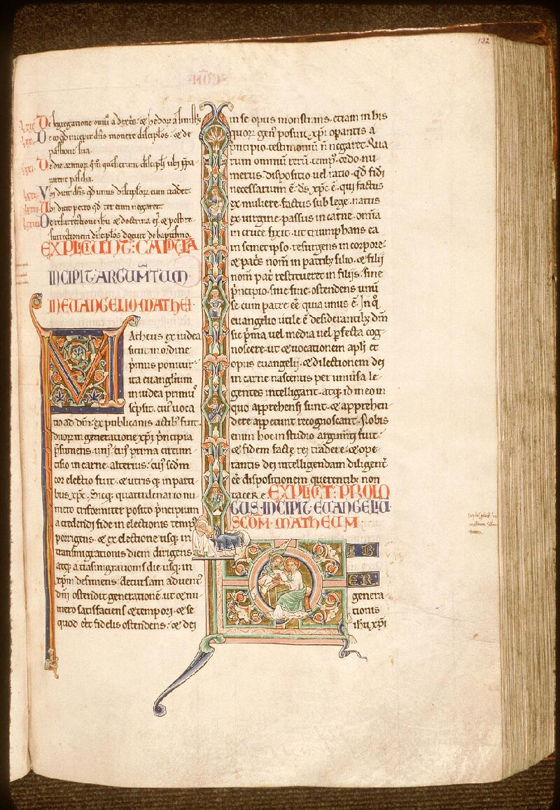 Paris, Bibl. Sainte-Geneviève, ms. 0010, f. 132 - vue 1