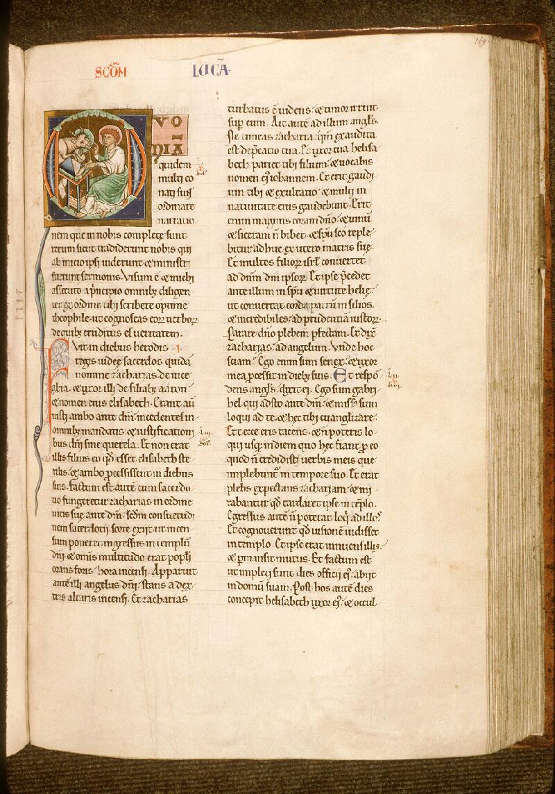 Paris, Bibl. Sainte-Geneviève, ms. 0010, f. 169 - vue 1