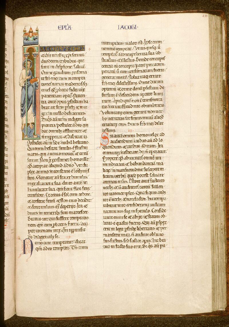 Paris, Bibl. Sainte-Geneviève, ms. 0010, f. 233 - vue 1