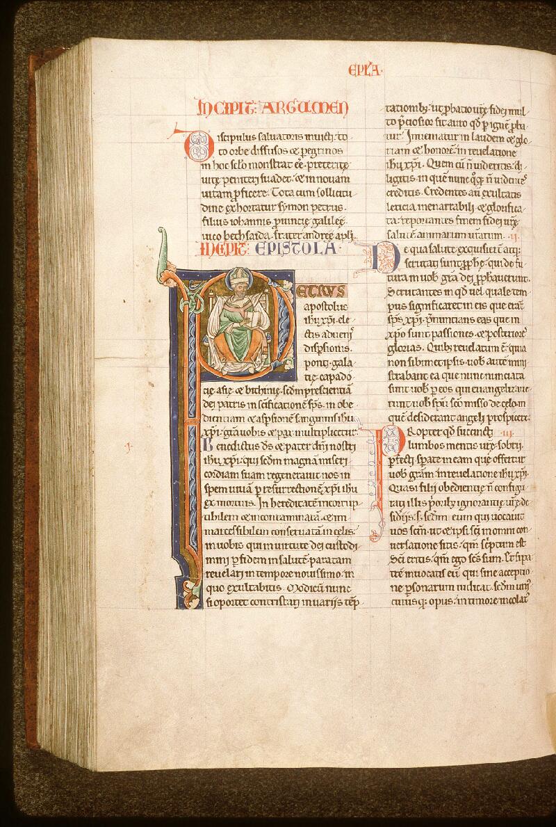 Paris, Bibl. Sainte-Geneviève, ms. 0010, f. 235v - vue 1