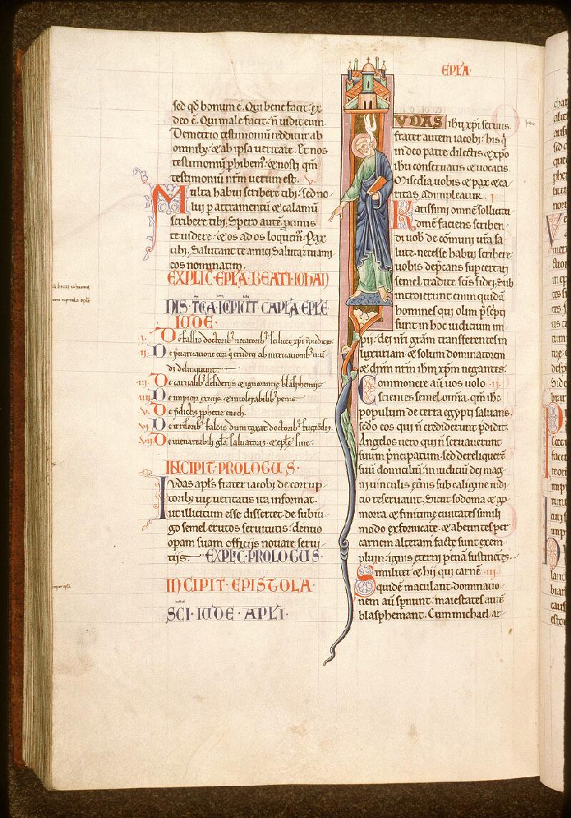 Paris, Bibl. Sainte-Geneviève, ms. 0010, f. 243v - vue 1