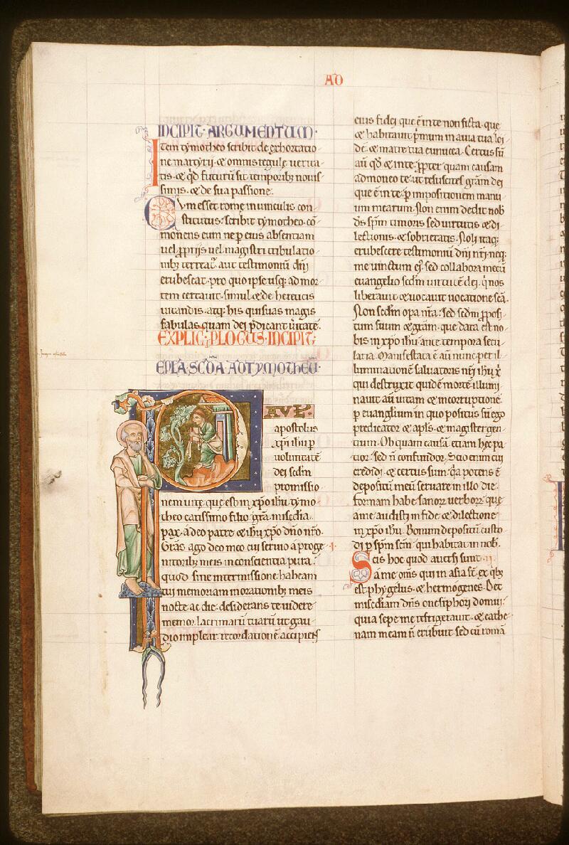 Paris, Bibl. Sainte-Geneviève, ms. 0010, f. 287v - vue 1