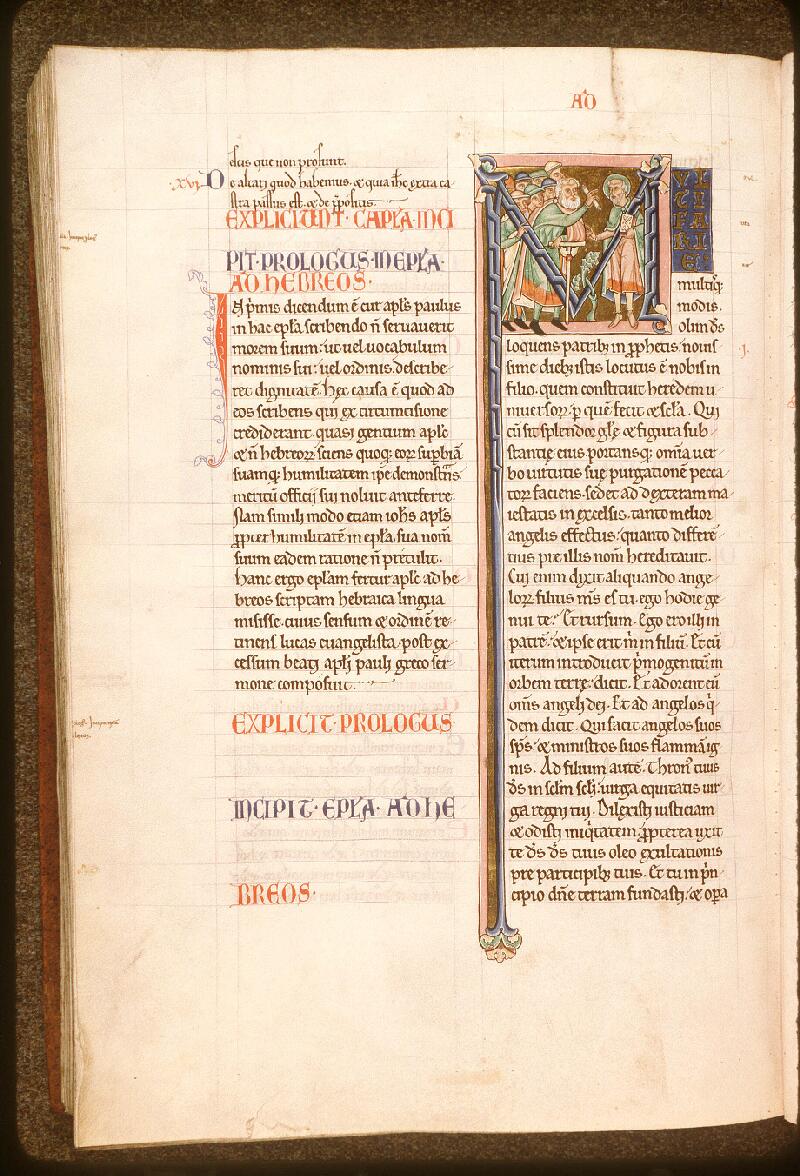 Paris, Bibl. Sainte-Geneviève, ms. 0010, f. 291v - vue 1