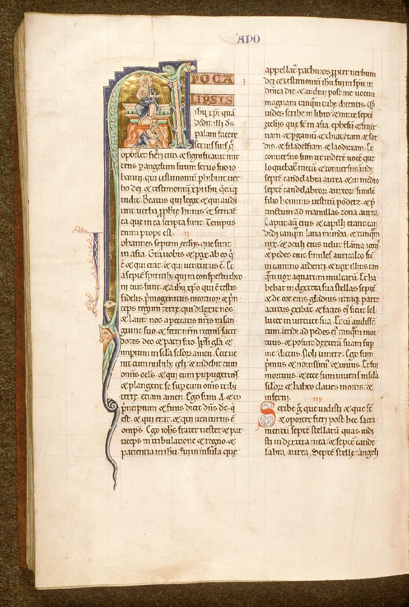 Paris, Bibl. Sainte-Geneviève, ms. 0010, f. 298v - vue 1